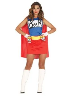 Bier-Superheldin Kostüm Für Damen