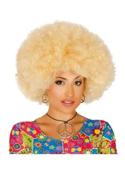 Blonde Afro Perücke Für Damen