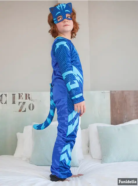 Catboy Kostüm Für Kinder PJ Masks Pyjamahelden 4 Catboy Kostüm Für Kinder PJ Masks Pyjamahelden – Bild 2