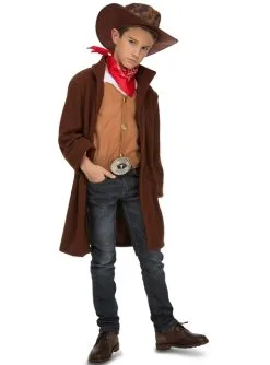 Cowboy Kostüm Braun Für Jungen