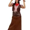 Cowgirl Kostüm Deluxe Für Damen