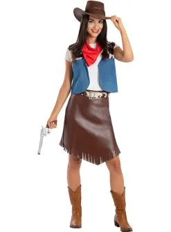 Cowgirl Kostüm Für Damen