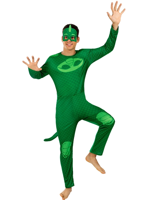 Gecko Kostüm Für Erwachsene - PJ Masks 4 Gecko Kostüm Für Erwachsene - PJ Masks – Bild 2