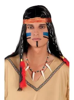 Indianer Kette Mit Eckzähnen Für Erwachsene -Zeichentrickfilm Verkäufe indianer kette mit eckzahnen fur erwachsene 2