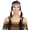 Indianer Perücke Mit Zöpfen
