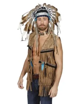 Indianer Weste Für Herren -Zeichentrickfilm Verkäufe indianer weste fur herren 2