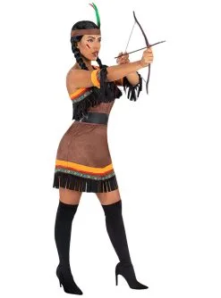 Indianerin Kostüm Deluxe In Großer Größe -Zeichentrickfilm Verkäufe indianerin kostum deluxe fur damen in groer groe 2