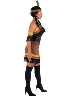 Indianerin Kostüm Deluxe In Großer Größe -Zeichentrickfilm Verkäufe indianerin kostum deluxe fur damen in groer groe 3