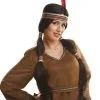 Indianerin Mit Zöpfen Perücke Für Damen