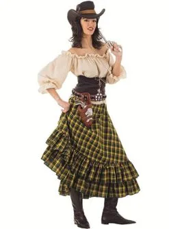 Banditen Cowgirl Kostüm