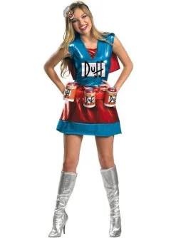 Duffwoman Aus Die Simpsons Kostüm