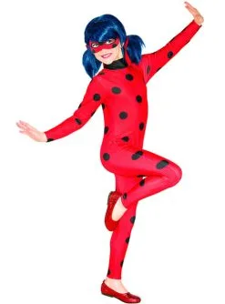 Ladybug Kostüm Mit Augenmaske Für Mädchen