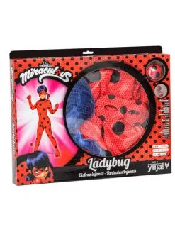 Ladybug Kostüm Mit Perücke Und Jojo Für Mädchen -Zeichentrickfilm Verkäufe ladybug kostum mit perucke und jojo fur madchen 2
