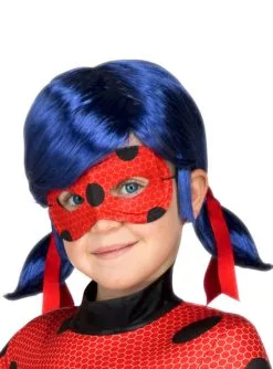 Ladybug Perücke Für Mädchen - Geschichten Von Ladybug Und Cat Noir