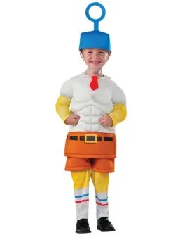 Muskulöses SpongeBob Schwammkopf Kostüm Für Babys