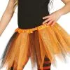 Orange-schwarzes Tutu Mit Glitzerstaub Für Mädchen -Zeichentrickfilm Verkäufe orange schwarzes tutu mit glitzerstaub fur madchen