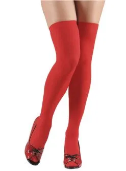 Rote Strumpfhose 70 DEN Große Größe Für Damen