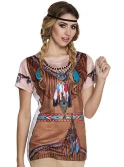 Shirt Indianerin Für Frauen