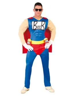 Superheld Des Bieres Kostüm