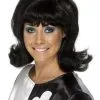 Toupierte Perücke Der 60er Schwarz -Zeichentrickfilm Verkäufe toupierte perucke der 60er schwarz