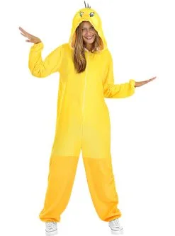 Tweety Space Jam Kostüm Für Erwachsene - Looney Tunes -Zeichentrickfilm Verkäufe tweety space jam kostum fur erwachsene looney tunes 3