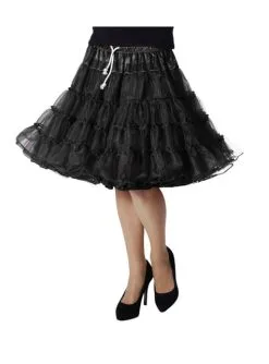 Unterrock Schwarz Deluxe Für Damen