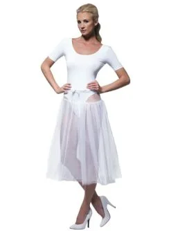 Verstellbares Tutu Weiß Für Damen